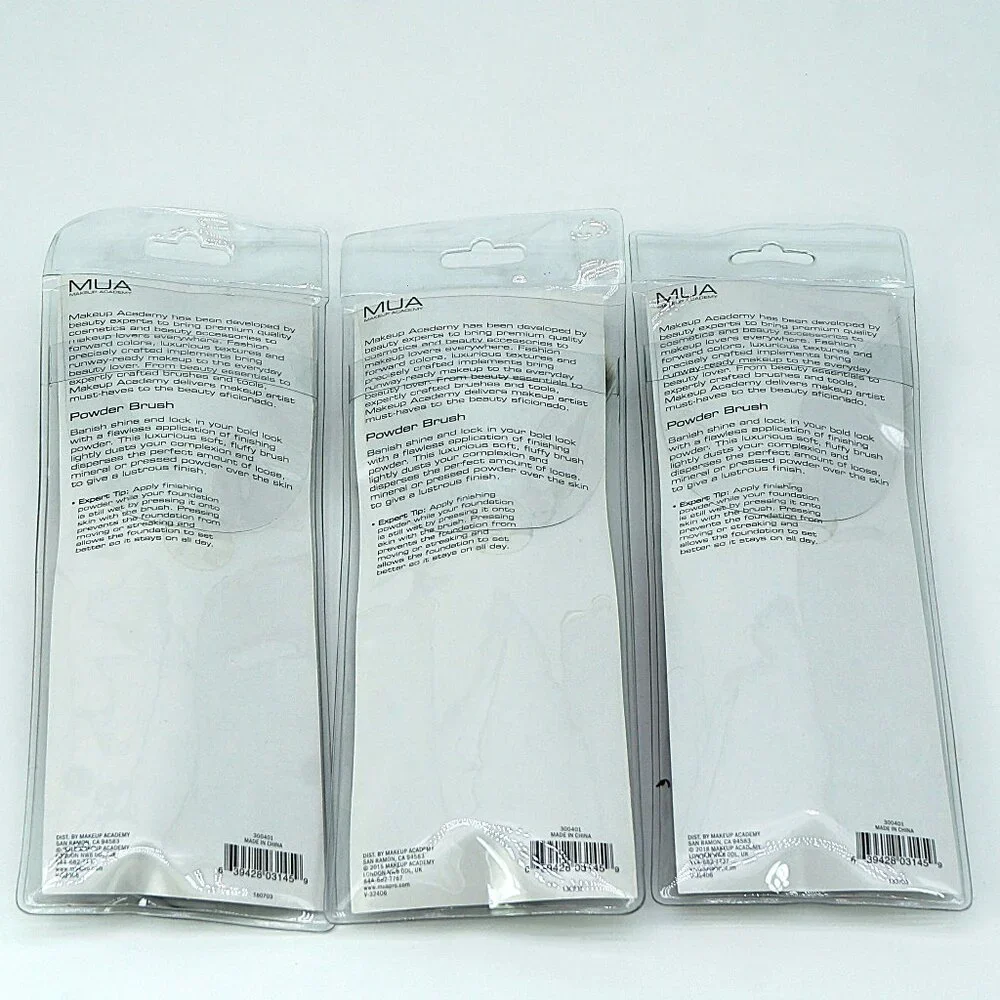MUA Makeup Academy Powder Brush Lot 3 NEW - Picture 3 of 4